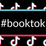 Grafik TikTok-Logo und Hashtag #booktok